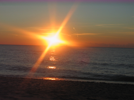 Sunset - nature, beaches, latvia, sunset