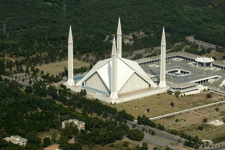 Faisal-Mosque-Islamabad-Pakistan - pakistan, islamabad, picture, faisal-mosque, cool