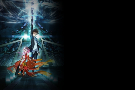 Guilty Crown - magic, school, crown, girl, sword, boy, guilty, mecha, balck