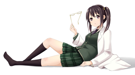 boku wa tomodachi ga sukunai - glasses, nerdy, girl, cute, sweet