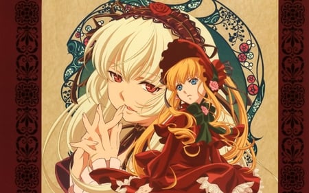 Rozen Maiden - rozen maiden, anime, red, girl, cute, blonde