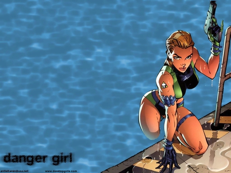 Abbey_Chase - girl, danger, abbey-chase, wallpaper