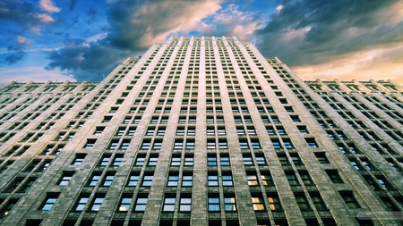 The Empire State Building - empire, state, sky, building