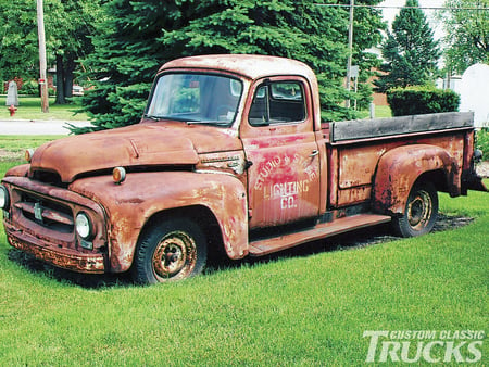 The End? - classic, rusted, mid 50s, truck