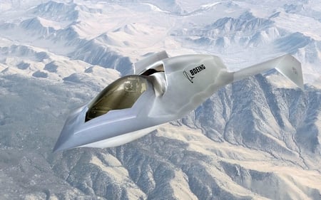 Tacit Blue - prototype, jet, plane, ucav, tacit, manned, boeing, blue, concept