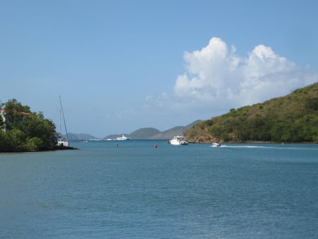 CRUZ BAY - nature, cruz, ocean, bay