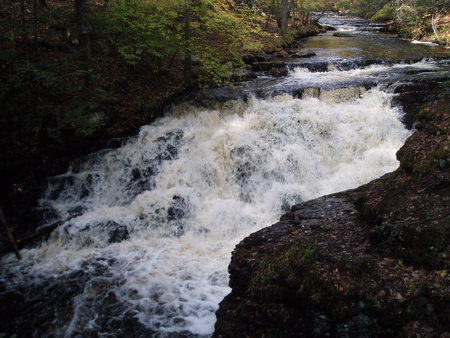 In the Begining - water, waterfall, photograph, pennsylvania, spring