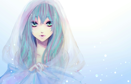 Hatsune Miku - hatsune miku, pretty, girl, vocaloid, anime, aqua hair, anime girl