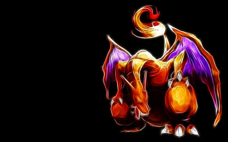 Charizard - pokemon, flying, charizard, orange, anime, fire