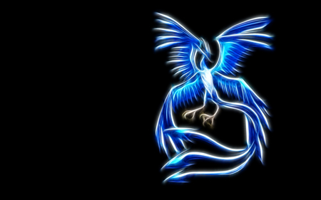 Articuno - flying, rare, pokemon, articuno, anime, ice, blue