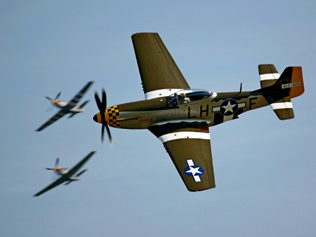 P51 Janie - airplane, janie, mustang, p51, plane, north, american, ww2, classic, p-51, antique, wwii