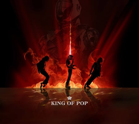 KING OF POP - dance, flames, beautiful, king of pop, michael jackson