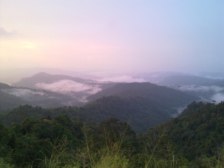 Mountains of jeli highway - mountains, nature, roofs, sky