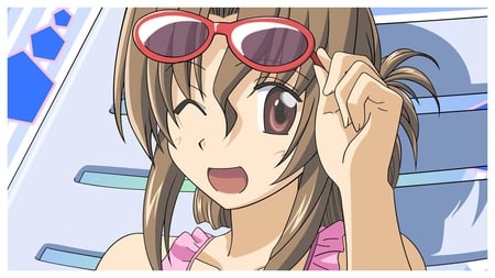 Hayate No Gotoku - anime, sunglasses, cute, girl