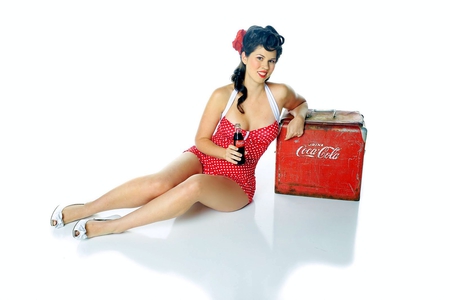 Coke-Lady - picture, lady, coke, hot