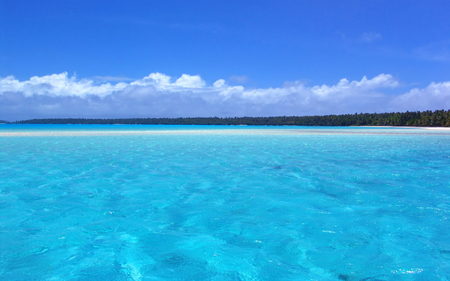 miles of blue - sky, ocean, beach, photography, water, nature, clouds, sand, sea