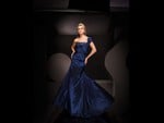 Long regal blue dress