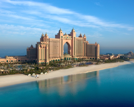 atlantis-the-palm - clouds, blue, beautiful, landscape, sea, architecture, atlantis, ancient, view, sky