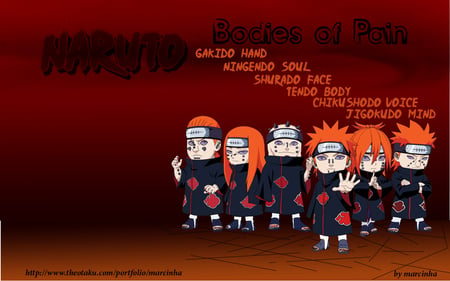 Pain Chibi - pain, shippuden, naruto, chibi