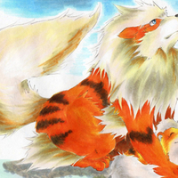 Arcanine And Growlithe