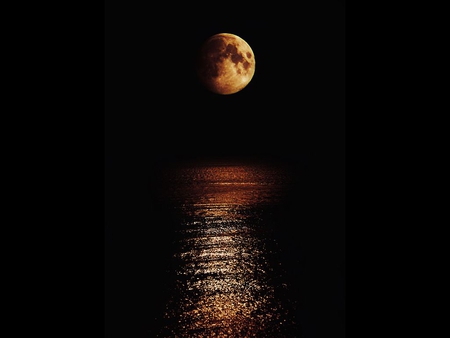 Moon Light - moon, picture, beautiful, light