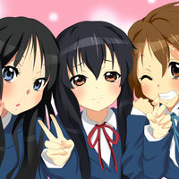 Mio, Azunyan and Yui