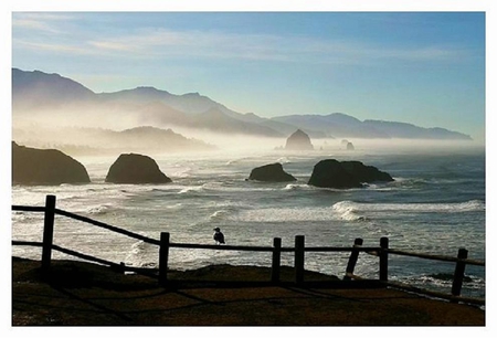 canon beach sunrise - beach, water, waterscape, nice