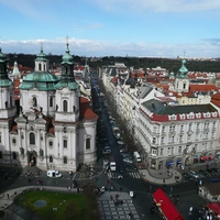 Prague's View From Old City Town Building