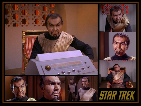 John Colicos as Commander Kor - errand of mercy, tos, john colicos, commander kor