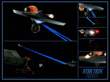 Star Trek Phase II - Blood and Fire Starship Duel - james cawley, star trek, blood and fire, star trek phase ii