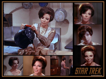 Joan Collins as Sister Edith Keeler - tos, city on the edge of forever, star trek, joan collins