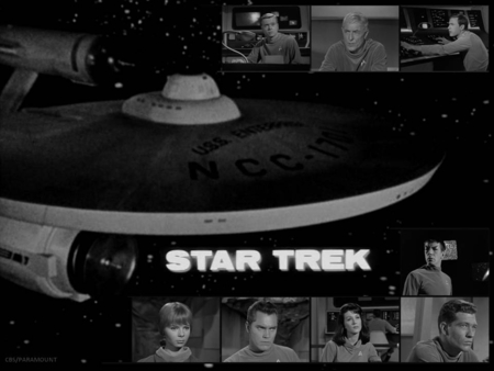 The Cage - Cast BW Version - star trek, the cage, tos, classic trek