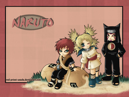 Sand Siblings - naruto, sand siblings, temari, gaara, kankuro