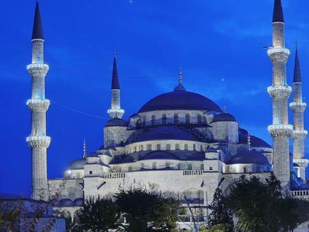 blue mosque,istanbul - islam, muslim, blue mosque, religion, mosque, religious, turkey