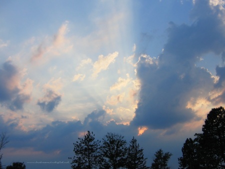 blue sky  - sky, blue