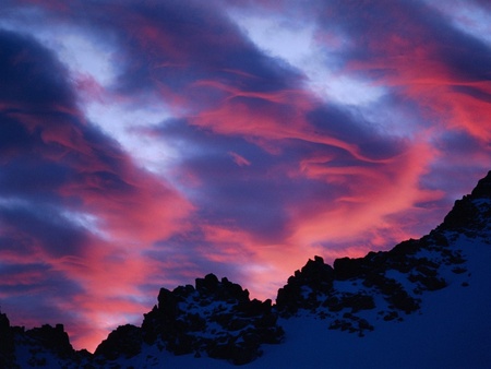 lenticular clouds  - lenticular, clouds