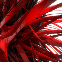 abstract red