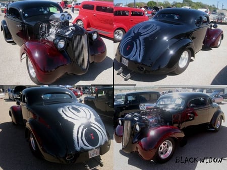 Black-Widow-from-Biketoberfest-at-Fort-Hood-Harley-Davidson-October-15th-2011 - black widow, rod, hot rod, custom