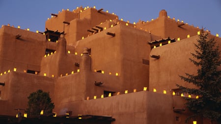 castle lights - evening, castle, architecture, manmade, house, sunset, dusk, lights