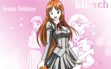 classic inoue - girl, inoue, orange hair, bleach