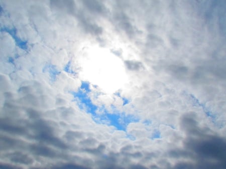 sky full of clouds - stream, of, clouds, beautiful