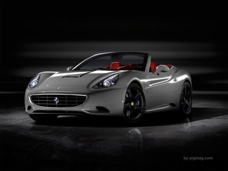 Ferrari California - car, ferrari, 2011, 10, 28, grey