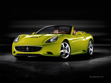 Ferrari California - california, ferrari, 2011, 10, 28, green