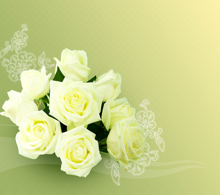 Pastel Yellow Roses - yellow, roses, arrangement, beautiful, pastel