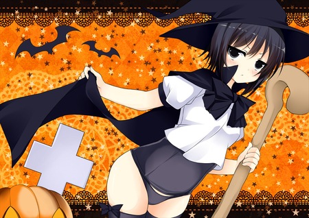 Yozora Halloween Beauty - boku wa tomodachi, cute, new, halloween, tv show, anime, yozora