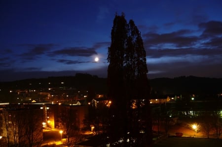 view of the city - of, view, city, the, wallpaper