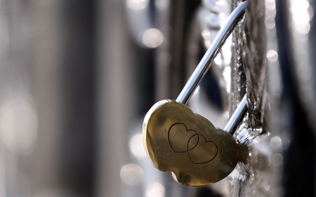 Love - love, wallpaper, two, lock