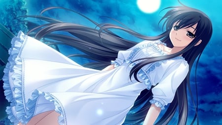 Sweet Beauty - moon, cg, game, hot, dress, sweet