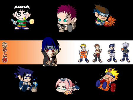 Naruto ***_chibis - anime, chibis, naruto, cute, adorable