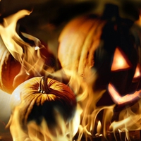 Fire pumpkin